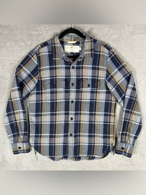 Rogue Territory Field Shirt Men's Large Long Sleeve Button Up Desert Sky USA